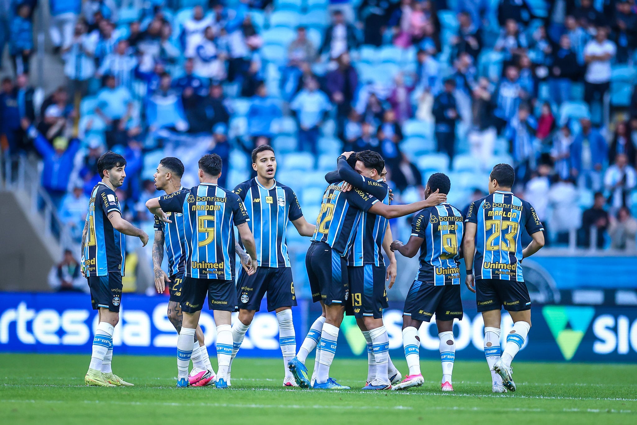 Jogadores do Grêmio 2026