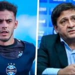 Carballo e Alberto Guerra no Grêmio