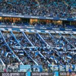 Torcida do Grêmio na Arena em jogo contra o Juventude em 2024