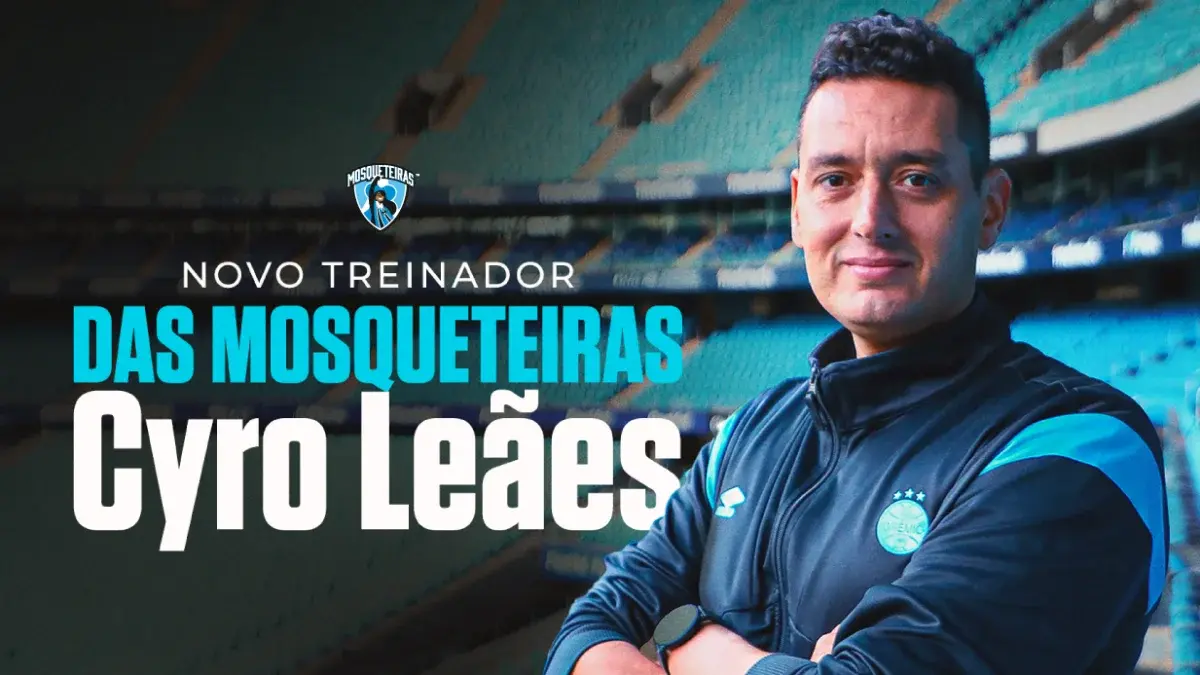 Cyro Leães, novo técnico do Grêmio de futebol feminino