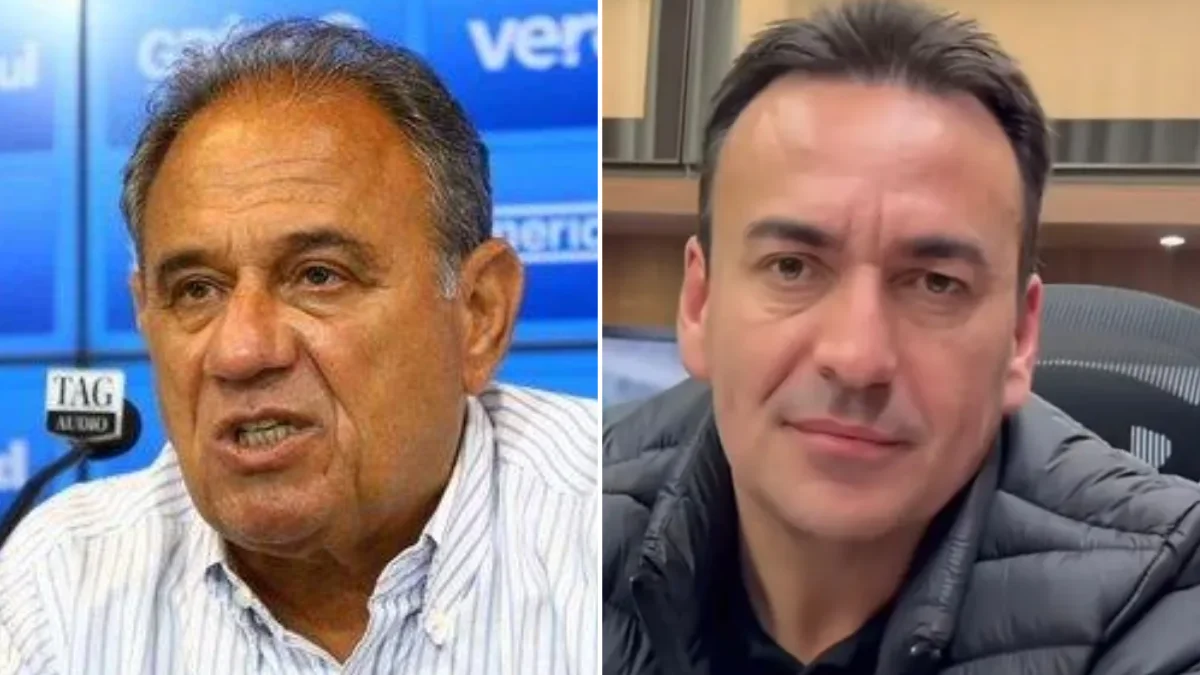 Denis Abrahão e Marcelo Marques, pré-candidatos à presidência do Grêmio
