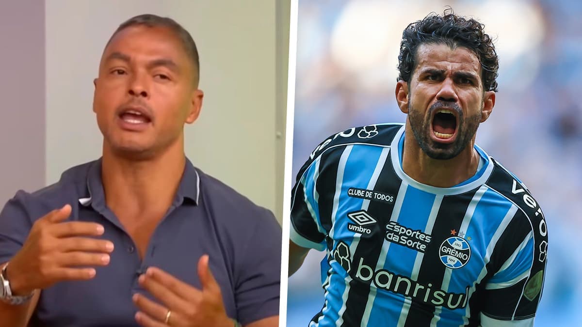 Dodô e Diego Costa do Grêmio