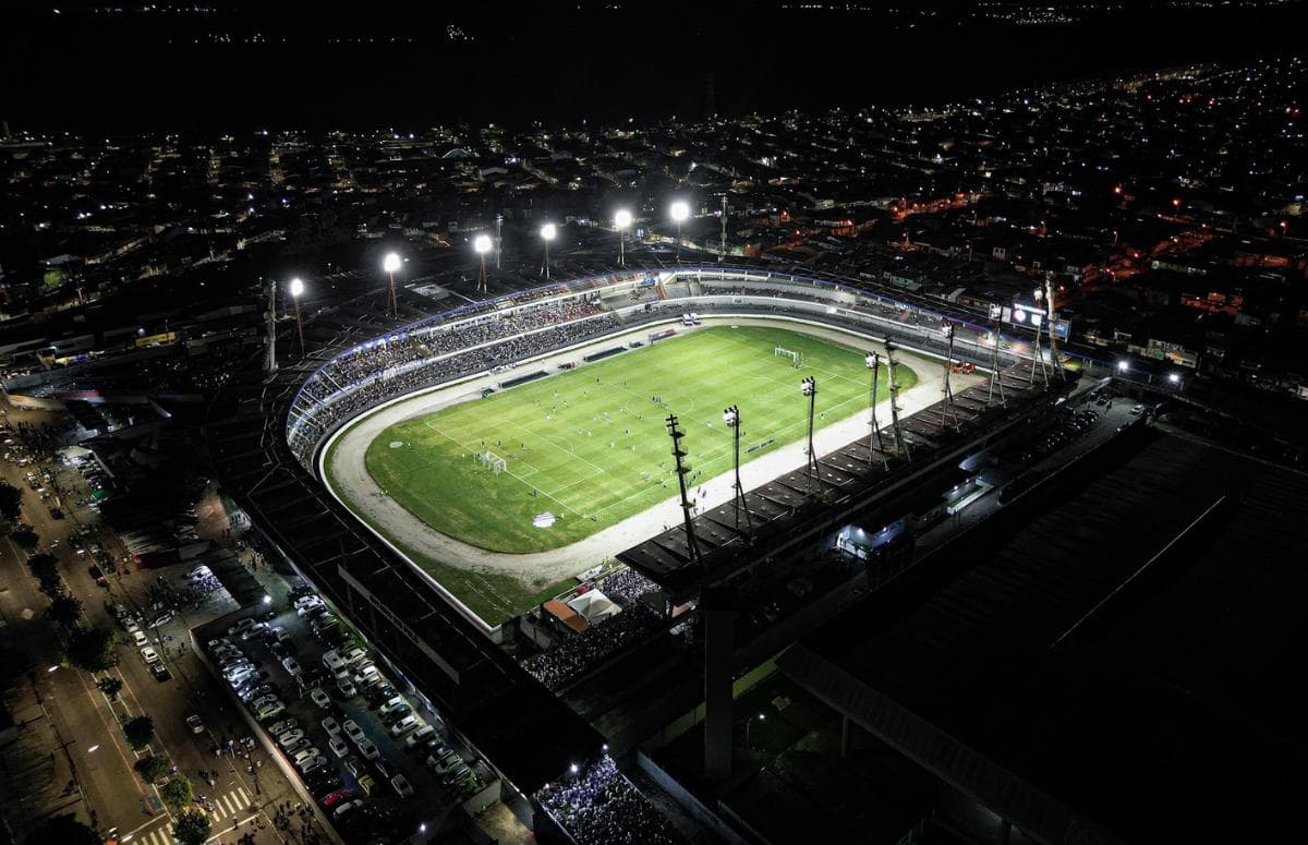 Estádio Rei Pelé, palco de jogo do Grêmio contra o CSA