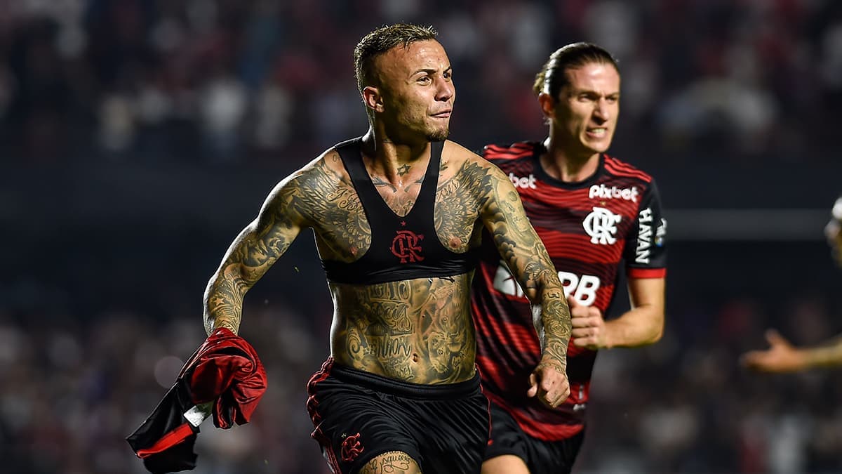 Everton Cebolinha pelo Flamengo