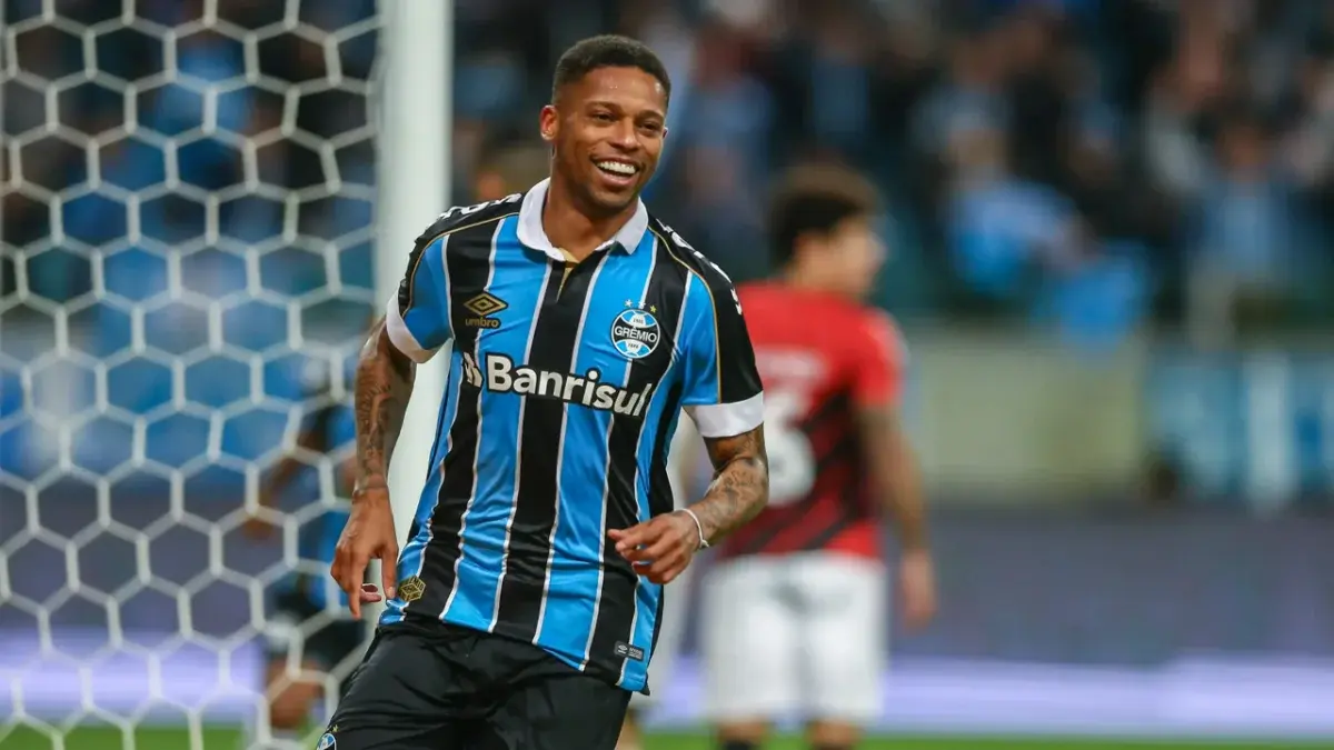 O atacante André, em sua passagem pelo Grêmio