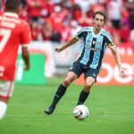 Geromel em jogo do Grêmio