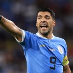 Suárez pela seleção uruguaia