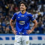 Marcelo Moreno, ex-atacante do Grêmio, pelo Cruzeiro