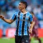 Monsalve comemora gol pelo Grêmio