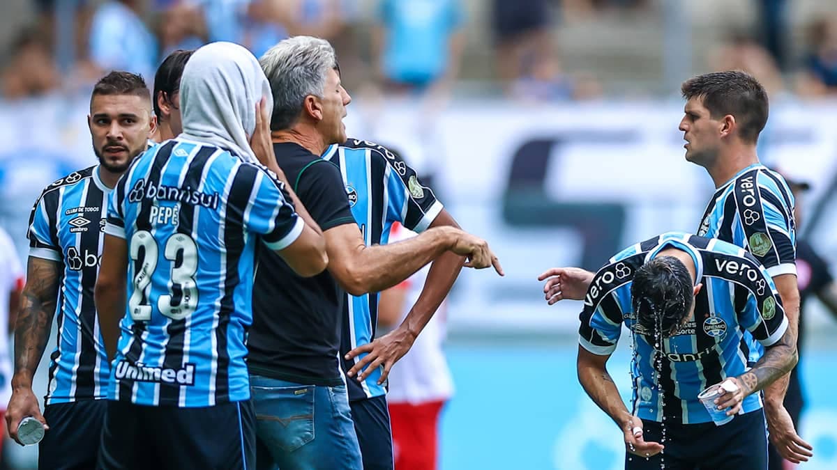 Jogadores do Grêmio