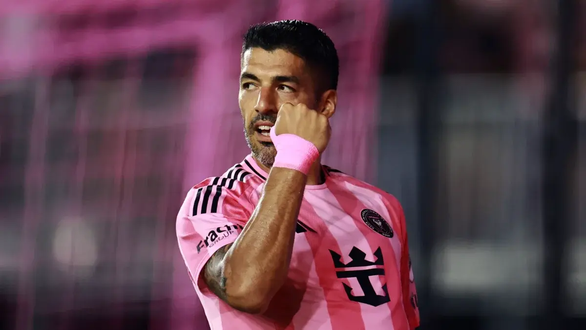 Suárez ex-Grêmio comemorando gol do Inter Miami